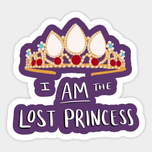 I am the lost princess Sticker